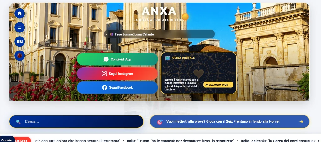 ANXAweb.it, progetto web locale realizzato da G.U. Creative Lab